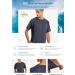 TSLA Swimwear Short Sleeve Top | UV Protection UPF 50+ Quick-Dry Rash Guard for Men | 1 Pack Charcoal & Black M - Buy Online on SooperMarket.com
