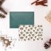 YYHHAOFA Dark Green Cookies Food Chocolate Chip Biscuits Pearl Paper Holiday Card Greeting Card Suitable For Christmas Party Invitations Dark Green One Size - Buy Online on SooperMarket.com