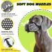 BONTHEE Dog Muzzle Soft Mesh Muzzles for Small Medium Large Sized Dogs Muzzle for Dogs to Prevent Biting Breathable Puppy Muzzle for Scavenging Grooming Biting Chewing and Licking - Buy Online on SooperMarket.com