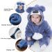 Doladola Unisex Baby Animal Romper - Spring/Autumn Flannel One Piece Pyjamas (12-18 Months, Bluekoala) - Buy Online on SooperMarket.com