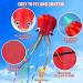 3 Pack Octopus Kite Set - Easy Flyer Beach Kites for Kids & Adults - Blue/Green/Red - 100M Kite String Included - Buy Online on SooperMarket.com