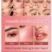 Lovelycat Pink Powder Powder Blusher Liquid Beauty Stick Shiny Velvet Texture Easy to Mix Soft Powder Powder Blusher Makeup Lasting Soft Natural Dew Durable (06# One Size) 06# 1 g (Pack of 1) - Buy Online on SooperMarket.com