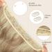 Feshfen Secrets Invisible Hair Extensions - Long Corrugated Synthetic Hair for Women | Dark Golden Mix 50 cm - Buy Online on SooperMarket.com