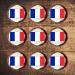 50 French Flag Cupcake Toppers France Flags Edible French Flags Flags of The World Cake Decorations Eurovision Party Decorations France Decorations Paris Decorations Paris Cake Eiffel Tower - Buy Online on SooperMarket.com