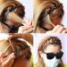 DHWEKU Bangs Hairstyle Hairpin 2 Pieces Hairstyle Aid Headband with Clips Hairpins Hairdressing Supplies Headband Hair Accessories Hair Band Hair Band with Clips Twist Clip Headband - Buy Online on SooperMarket.com
