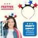 JOYIN 3 Pcs Patriotic LED Headbands - Light Up American Flag Star Headband for 4th of July - Red Blue White Accessories for Women Men - Buy Online on SooperMarket.com