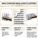 72 D Curl Natural Eyelash Clusters | DIY Soft Fluffy Lash Extensions | B&Q Cluster Lashes (D-10 mm B 49) - UK-FD-B49-D-10 - Buy Online on SooperMarket.com