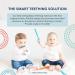 USA Made Baby Teething Tubes - Soft & Durable Silicone Teether - Mint 7 Inches - Teething Relief Must-Haves for Babies and Toddlers - Food Safe & Easy to Clean - Buy Online on SooperMarket.com