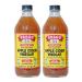 Bragg Organic Apple Cider Vinegar With the Mother USDA Certified Organic  Raw, Unfiltered All Natural Ingredients, 16 ounce, 2 Pack 16 Fl Oz (Pack of 2)