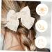 FOMIYES 1 Set Hair Accessories Bands Scrunchies Satin Scrunchies Elastics Bands Ponytail Scrunchies Bow Knotted Satin Hair Tie Bowknot Hair Clip Girl Alligator Clip The Flowers Mesh - Buy Online on SooperMarket.com