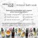 Hemlock Park Coconut Milk Bath Soak with Organic Botanicals and Mineral Salts - Scarlet Rose 8 oz - Buy Online on SooperMarket.com