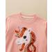 Girls Unicorn Sweatshirt for Kids | Cotton Long Sleeve Pullover | Toddler Clothes Age 2-3 Years | Casual Jumper T-Shirt | 1-12 Years - Buy Online on SooperMarket.com