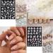 Baoximong 5D Embossed Spring Nail Decals - Self-Adhesive Yellow Pink White Kapok Camellia Design for Women - Buy Online on SooperMarket.com