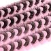 Newcally 20 Pairs D Curl Mink False Eyelashes - Fluffy Natural Look Russian Strip Lashes - Buy Online on SooperMarket.com