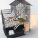 Automatic Foraging Bird Seed Feeder for Cage Parrot | Heavy Acrylic Construction | Easy One-Step Moulding Design - Buy Online on SooperMarket.com
