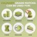 Organic Japanese Matcha Green Tea Powder - Culinary Grade - 100g - Uji Kyoto, Japan | Ideal for Cooking, Baking, Smoothies, and Milk - Vegan & Vegetarian Friendly - Buy Online on SooperMarket.com