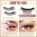 Buy WIWOSEO Reusable Magnetic Eyelashes - Dual Magnetic Lashes for a Natural Look | Glue-Free with Applicator | 2 Pairs B-15MM for Effortless Beauty - Buy Online on SooperMarket.com