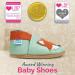 Soft Sole Baby Shoes - Leather Toddler Shoes for Baby Girl or Boy (6-12 Months) - Grey Fox Design - Buy Online on SooperMarket.com