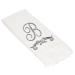 Avanti Linens - Fingertip Towel, Soft & Absorbent Cotton Towel (Monogram Collection, Initial A), White A Fingertip