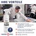 Hanse Pro Stainless Steel Cleaner - Ready to Use Fragrance-Free & Dye-Free Strip-Free Cleaning for Kitchen & Grill (4 x 500 ml) - Buy Online on SooperMarket.com