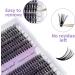 240Pcs 0.07mm D Curl 40D/50D Mixed Cluster Lash Extensions | DIY Individual Eyelashes Clusters | 12-16mm Wide Stem Lash Clusters - Buy Online on SooperMarket.com