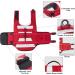Fragralley Medium Dog Life Jacket in Bright Red | Swimming Safety Vest with Rescue Handle and High Visibility | Superior Buoyancy for Summer Adventures - Buy Online on SooperMarket.com