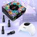 Ohuhu 12 Colors Gel Nail Polish Set with UV Light Kit - Glossy and Matte Top Coat - 36W UV LED Lamp - Soak Off Manicure Gift for Girls - Mothers Day Special - Buy Online on SooperMarket.com