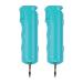 SABRE Pepper Spray with Flip Top, Maximum Police Strength OC Spray, Key Ring for Easy Carry and Fast Access, Finger Grip for More Accurate and Faster Aim, 25 Bursts, Secure and Easy to Use Safety Teal 2 Pack