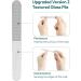 Glass Nail File Upgraded Glass Nano Nail File Bilateral Glass Nail File Glass Nail File for Natural Nails Washable Nail File - Buy Online on SooperMarket.com