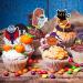 Halloween Cupcake Toppers - Ghost Zombie Pumpkin Witch Castle Halloween Cake Decor For Horror Vampire Parties Birthday Parties Paper Cake Decor Hmltd - Buy Online on SooperMarket.com