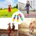 Adjustable 280cm Rainbow Skipping Rope for Kids - Wooden Handle Jump Rope in 7 Colors for Boys & Girls Fitness - Buy Online on SooperMarket.com