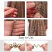Vinswet Colored Natural Stone Tassels Hair Jewelry for Braids - Pack of 6 Green Pink Purple Gems - Dreadlock Accessories for Women Girls - Buy Online on SooperMarket.com