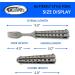 SZCO Supplies 9 Silver Butterfly Travel/Camping Fork (211520-SL) - Buy Online on SooperMarket.com