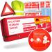 Purahelp Kfz Kombitsche according to the current standard 2024 DIN 13164 (STVO compliant) - including warning triangle warning vest - Warning triangle Warning triangle Set first -aid kit Auto 2024 1 piece
