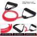 Resistance Band with Handles + Free Door Anchor & Workout Guide | Medium Resistance Tubes for Men and Women - Buy Online on SooperMarket.com