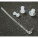 Hiibaby 3 Pieces ear plugs Hearing Aid aids Eartip ear tip ear tips Tubing ear pieces piece-hearing aid tube about 9cm length BTE Hearing Aid Aids Domes and Tube Kit