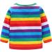 Mud Kingdom Little Boys T-Shirt - Hot Pink Rainbow Stripe, 5 Years, Long Sleeve - Buy Online on SooperMarket.com