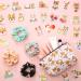Corgi Makeup Set with Bag, Scrunchies, Stickers, Hair Bands - 59 Pcs | Cute Corgi Print Travel Cosmetic Accessories for Girls - Buy Online on SooperMarket.com