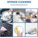 100 Count Disposable Magic Sponge Eraser Sheets - Thin Nano Cleaning Wipes for Hard-to-Reach Places - Buy Online on SooperMarket.com