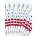 USA Golf Tees - American Flag Design, Pro Length Bamboo Tees, Patriotic Pride 2 3/4 - Pack of 50 - Buy Online on SooperMarket.com