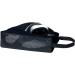 Black Zippered Shoe Tote with Handle - Travel-Friendly Design with Mesh Panels - Buy Online on SooperMarket.com