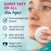 Buy Lil-Lets Certified Organic Cotton Wool Round Pads - 100% Pure Soft & Absorbent Gentle on Skin Ideal for Sensitive Skin - Pack of 100 - Buy Online on SooperMarket.com