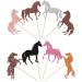Rsstarxi 24 Pack Horse Cupcake Toppers Horse Cake Decoration Animal Horse Cupcake Picks for Horse Racing Party Equestrian Themed Birthday Baby Shower Party Decorations Multi - Buy Online on SooperMarket.com