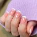 Novo Ovo Press On Nails - Short Oval Nude Pink Orange French Tips | Artificial Fingernails for Valentine's Day - Buy Online on SooperMarket.com