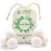 6 XL Organic Tumble Dryer Balls - 100% New Zealand Wool (A+++ Energy Rating) Time and the Environment. Nature s Fabric Softener. Handmade naturally softens and fluffs your clothes