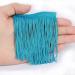 HedongHexi Blue Chainette Fringe Trim 5 Yard x 4 Inches - Tassel Sewing for DIY Decoration & Clothing Accessories - Latin Wedding Dress - 4-5 Yards - Buy Online on SooperMarket.com