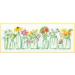 Dimensions Mason Jar Counted Cross Stitch Kit - 14 Count White Aida - 18 x 7 - Buy Online on SooperMarket.com