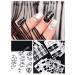 EBANKU Black White Nail Polish Strips - 12 Sheets Full Wrap Adhesive Stickers with Nail File - Leaves Flower Vine Pattern for Women's Nail Art Decorations - Buy Online on SooperMarket.com
