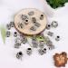 Craftshou 32 Pieces Viking Beard Beads with Norse Runes - Hair & Dreadlocks Beads for Jewelry Making and DIY Braiding Hair - Buy Online on SooperMarket.com