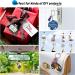 80 PCS Sublimation Blanks Keychains & Coasters Kit for DIY Art Crafts - Round Double-Sided Heat Transfer Key Chains & Tassels Set - Buy Online on SooperMarket.com